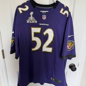 Ravens Ray Lewis Nike Jersey - Super Bowl XLVII